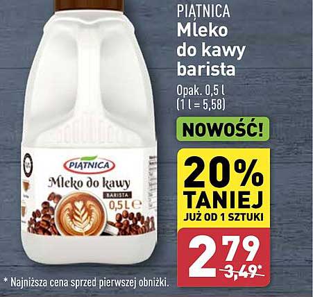 Mleko do kawy barista