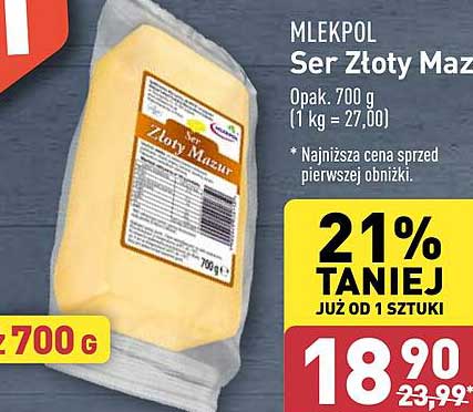 MLEKPOL Ser Złoty Mazur