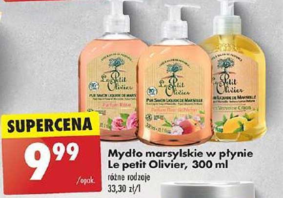 Mydło marsylskie w płynie Le petit Olivier, 300 ml