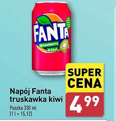 Napój Fanta truskawka kiwi