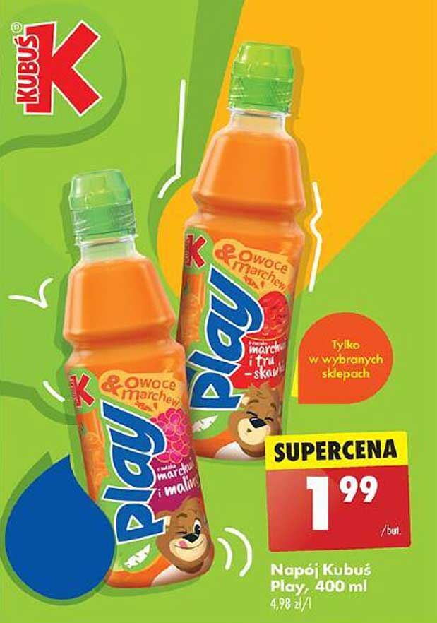 Napój Kubuş Play, 400 ml