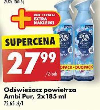 Odświeżacz powietrza Ambi Pur, 2x185 ml