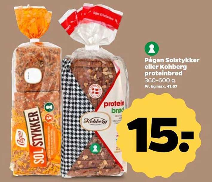 Pågen Solstycker eller Kohberg proteinbröd