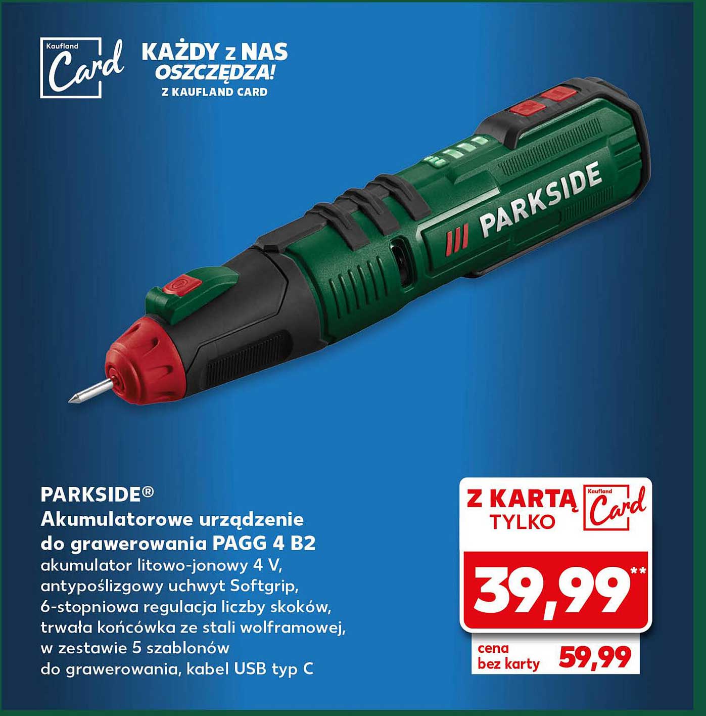 PARKSIDE® Akumulatorowe urządzenie do grawerowania PAGG 4 B2