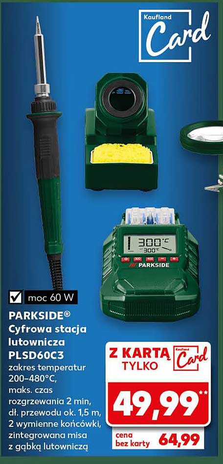 PARKSIDE® Cyfrowa stacja lutownicza PLSD60C3