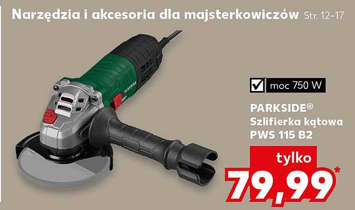 PARKSIDE® Szlifierka kątowa PWS 115 B2