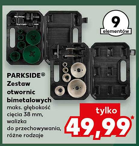 PARKSIDE® Zestaw otwornic bimetalowych