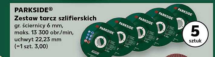 PARKSIDE® Zestaw tarcz szlifierskich