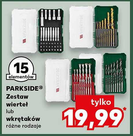 PARKSIDE® Zestaw wierteł lub wkrętaków