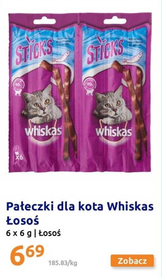 Pateczki dla kota Whiskas Łosoś