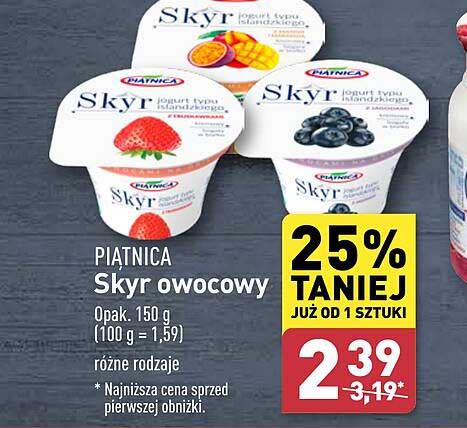 PIAŁNICA Skyr owocowy