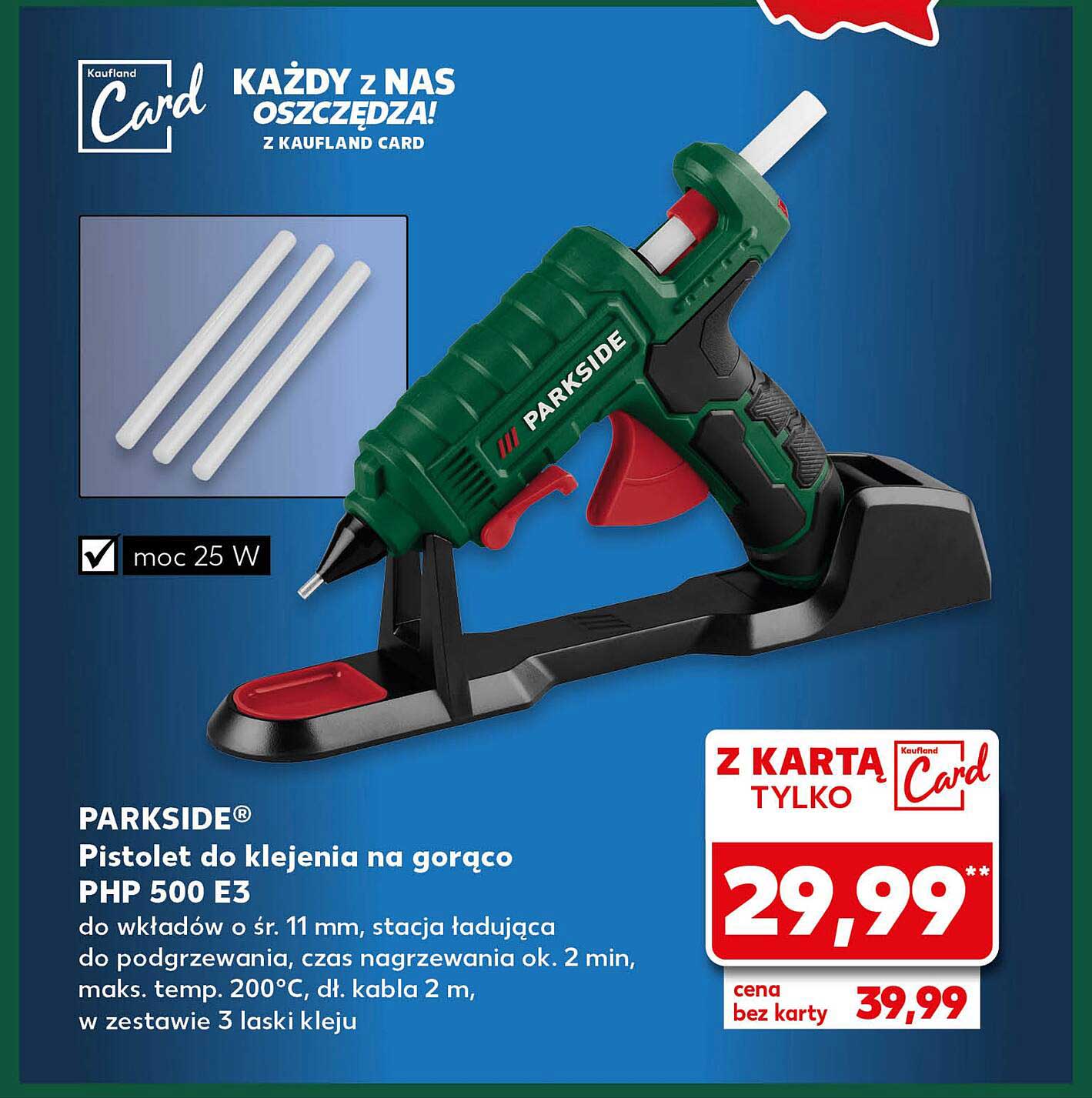 Pistolet do klejenia na gorąco PHP 500 E3