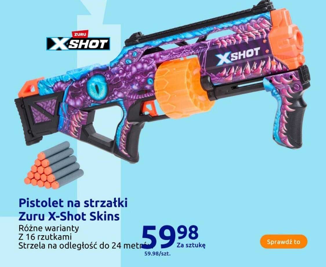 Pistolet na strzałki Zuru X-Shot Skins