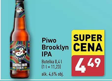 Piwo Brooklyn IPA