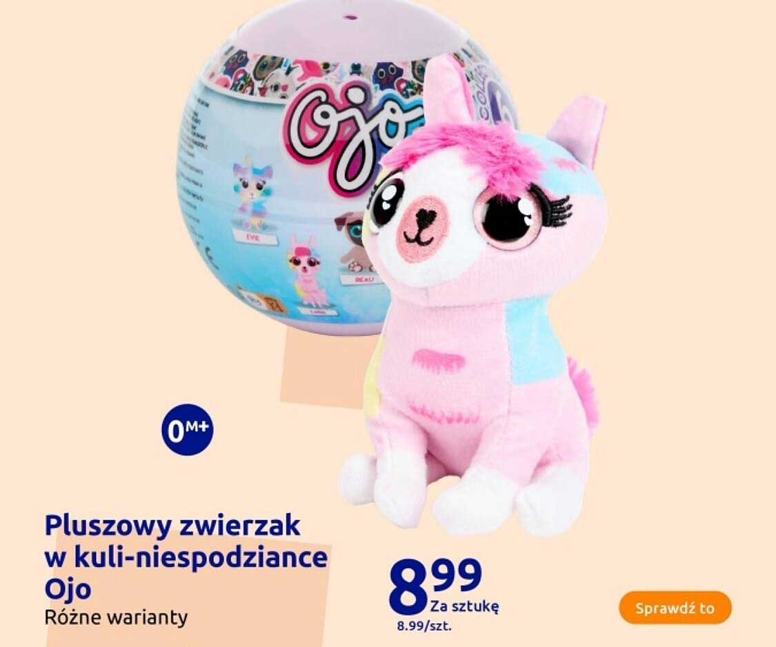 Pluszowy zwierzak w kuli-niespodziance Ojo