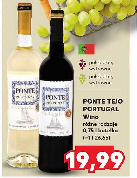 PONTE TEJO PORTUGAL Wino