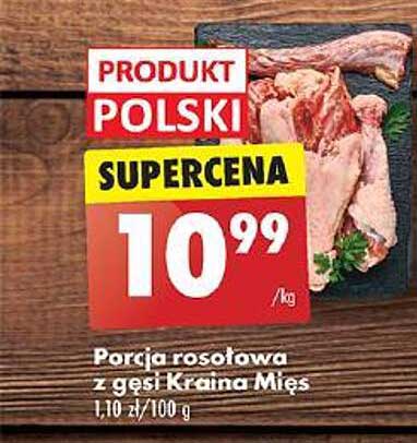 Porcja rosołowa z gęsi Kraina Mięs