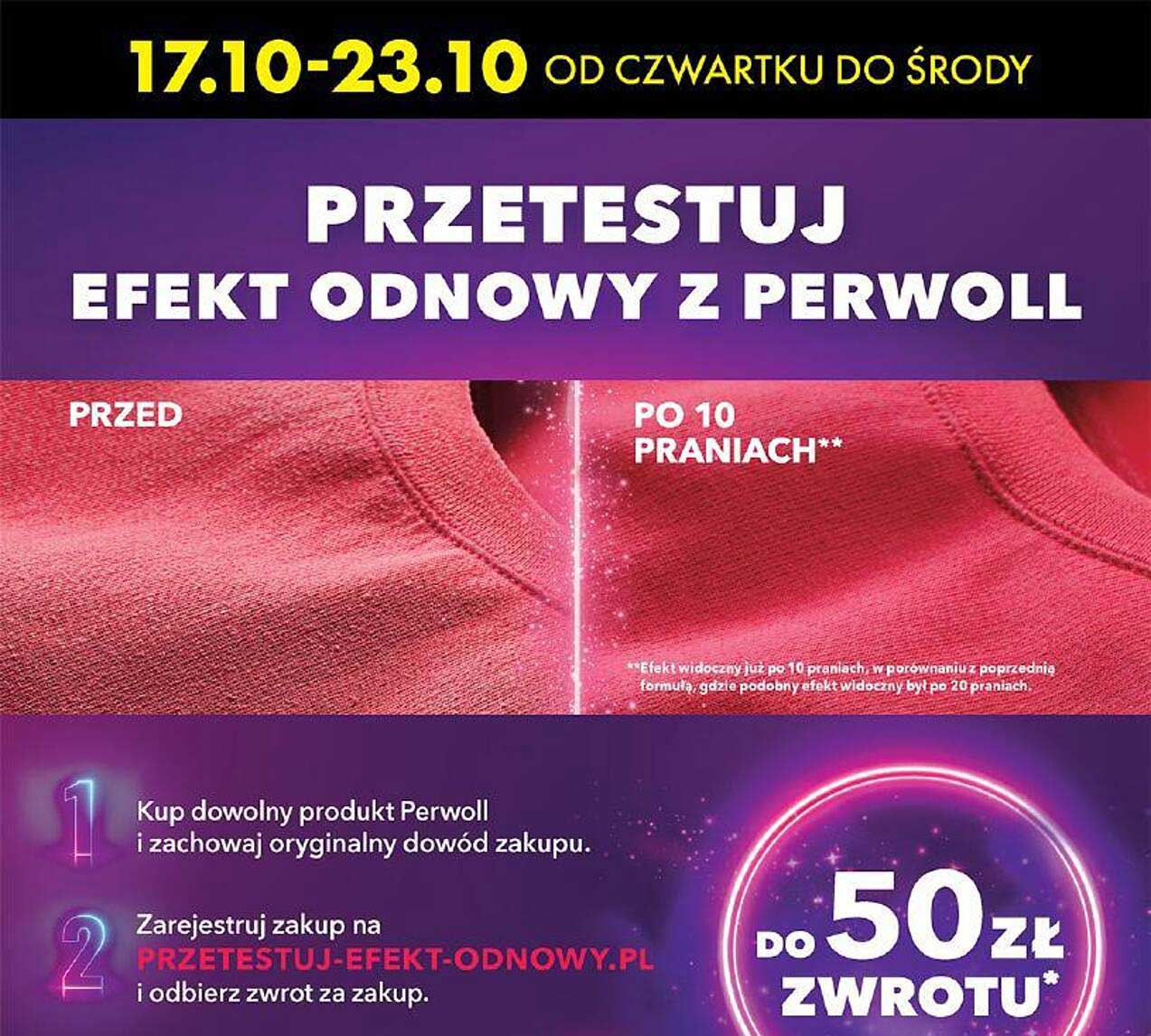 PRZETESTUJ EFEKT ODNOWY Z PERWOLL