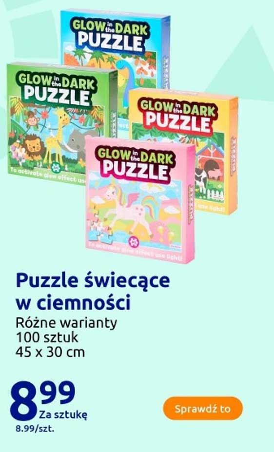 Puzzle świecące w ciemności