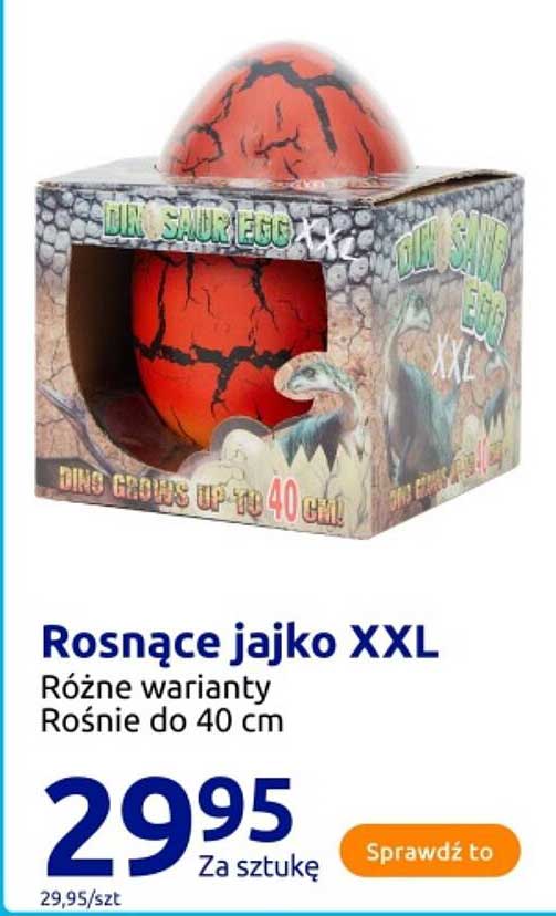 Rosnące jajko XXL