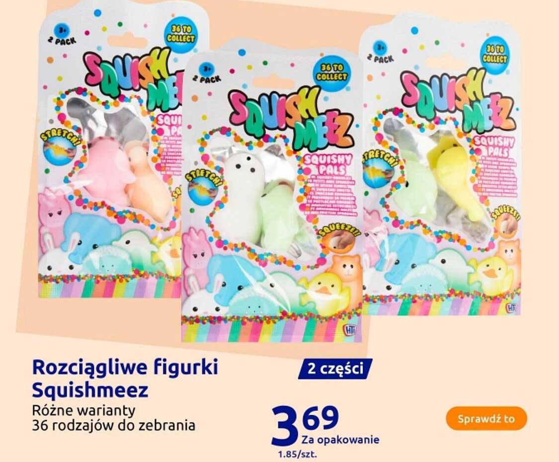 Rozciągliwe figurki Squishmeez