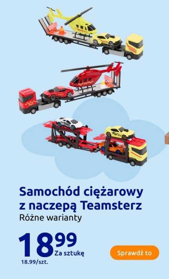 Samochód ciężarowy z naczepą Teamsterz