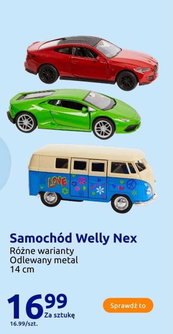 Samochód Welly Nex