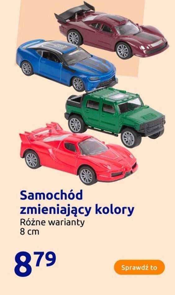 Samochód zmieniający kolory