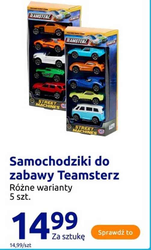 Samochodziki do zabawy Teamsterz