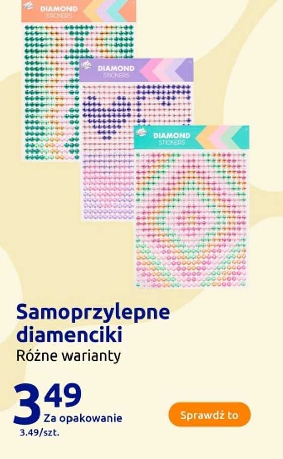 Samoprzylepne diamentciki