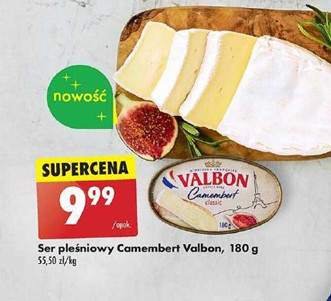 Ser pleśniowy Camembert Valbon, 180 g