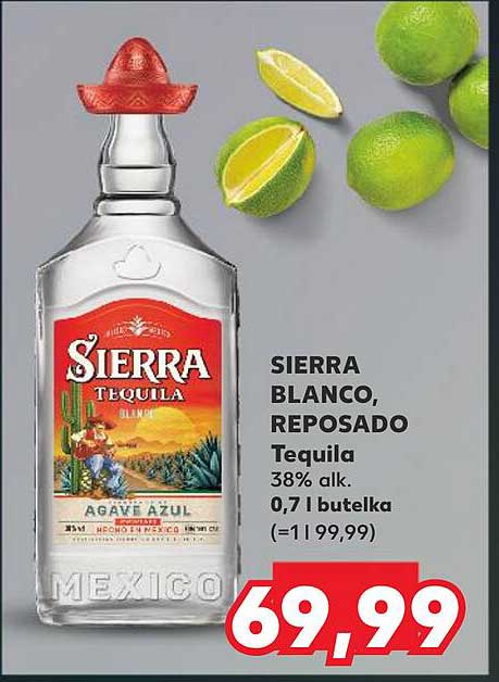 SIERRA BLANCO, REPOSADO Tequila