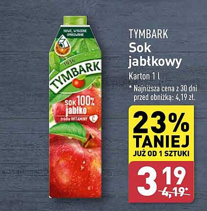 Sok jabłkowy TYMBARK