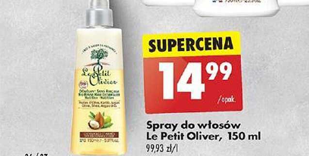 Spray do włosów Le Petit Oliver, 150 ml