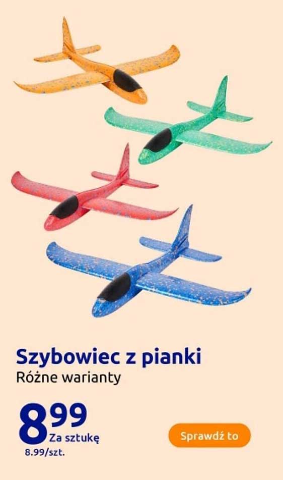 Szybowiec z pianki