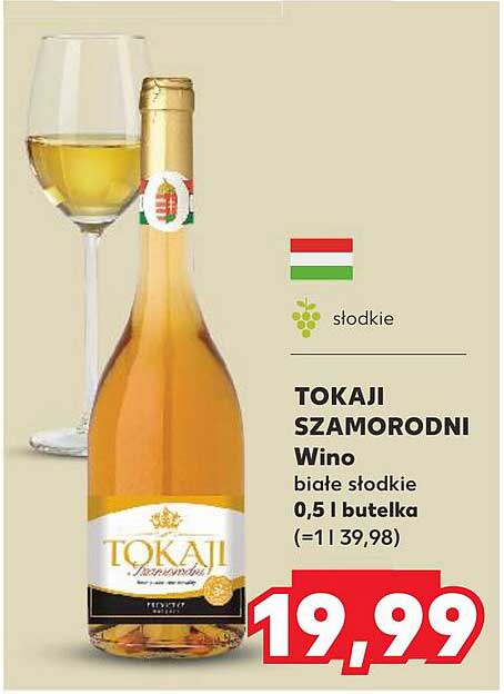 TOKAJI SZAMORODNI Wino białe słodkie