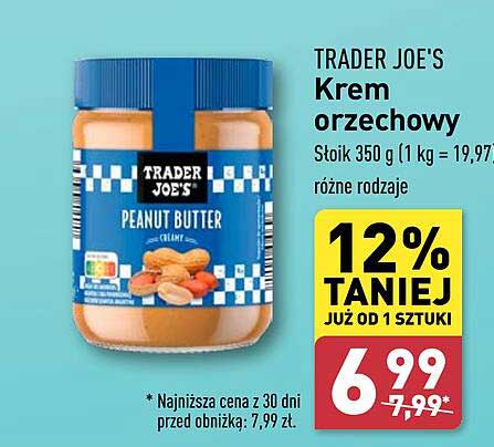 TRADER JOE'S Krem orzechowy