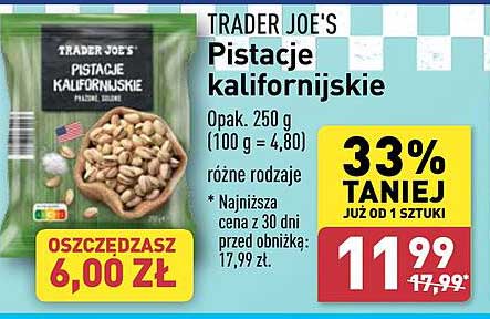 Trader Joe's Pistacje kalifornijskie