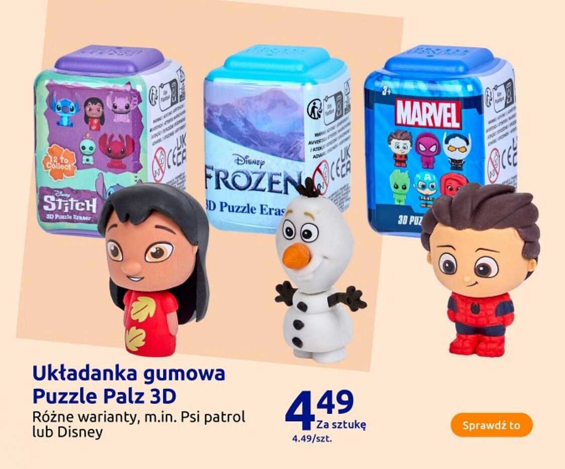 Układanka gumowa Puzzle Palz 3D