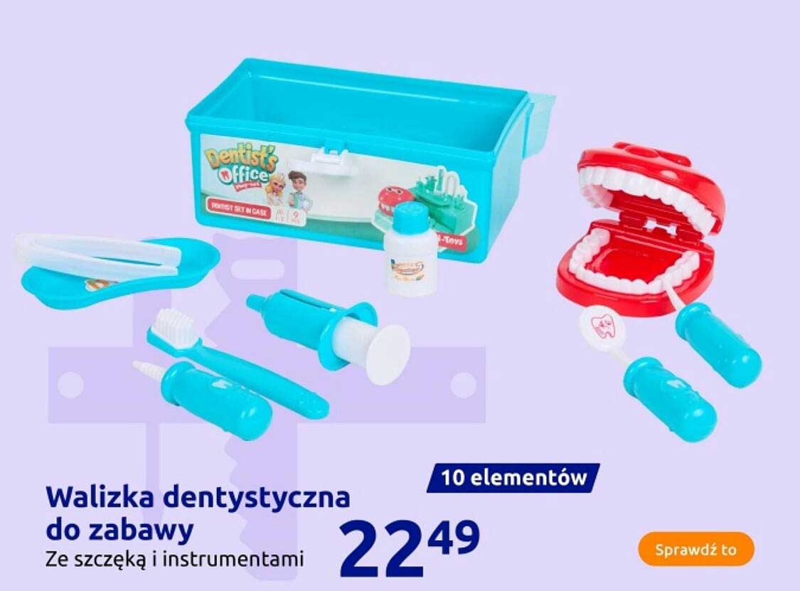 Walizka dentystyczna do zabawy