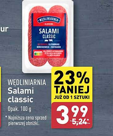 WĘDLINIARNIA Salami classic