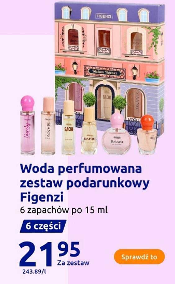 Woda perfumowana zestaw podarunkowy Figenzi