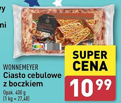 WONNEMEYER Ciasto cebulowe z boczkiem