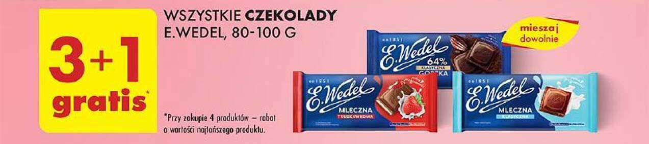 WSZYSTKIE CZEKOLADY E.WEDEL, 80-100 G