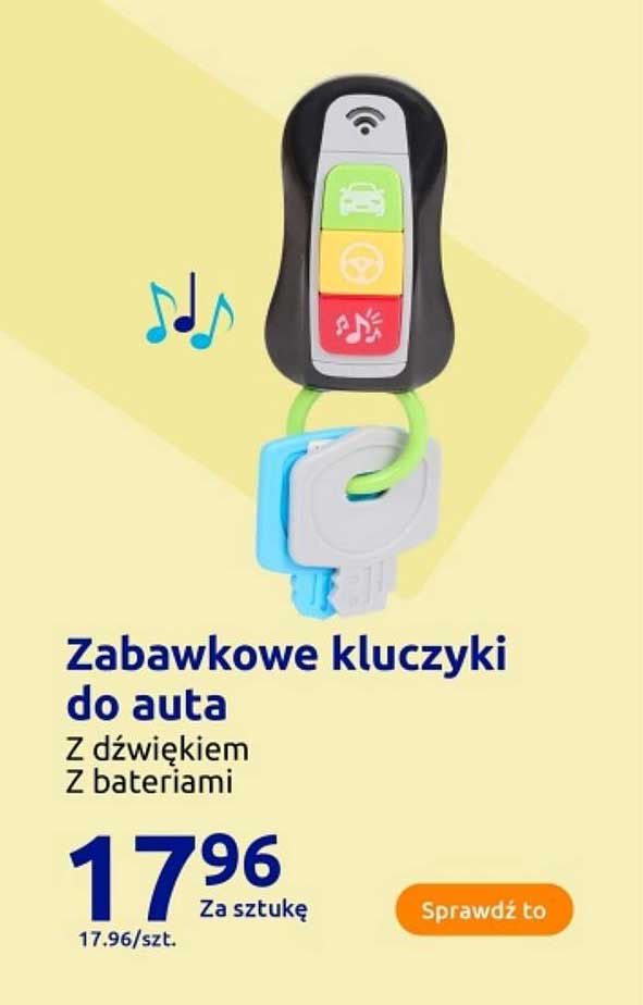 Zabawkowe kluczyki do auta