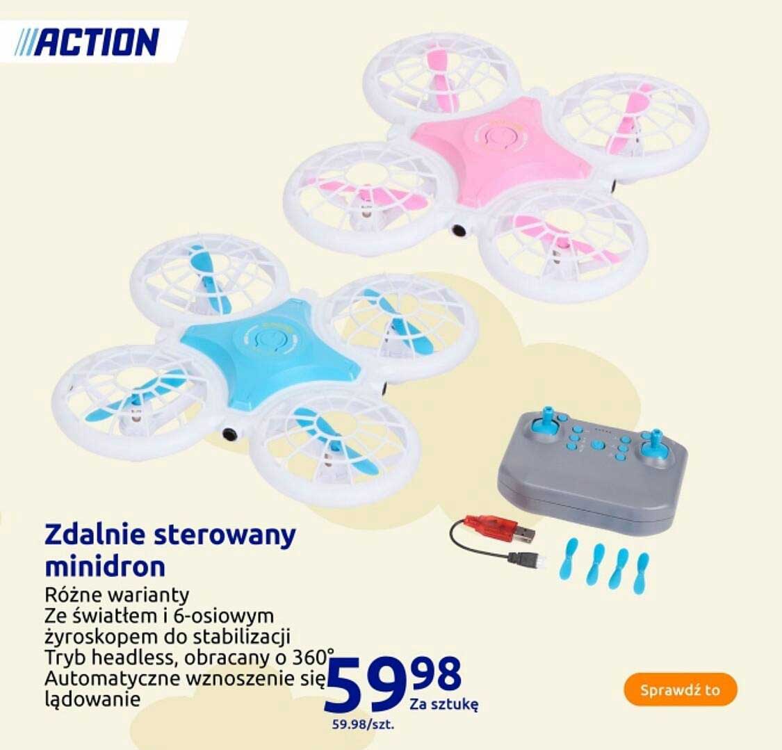 Zdalnie sterowany minidron