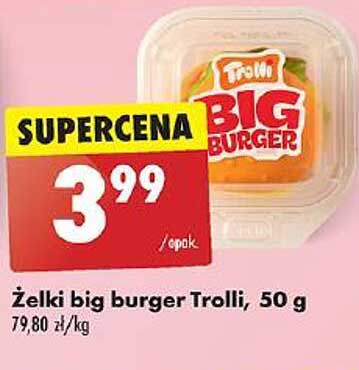 Żelki big burger Trolli