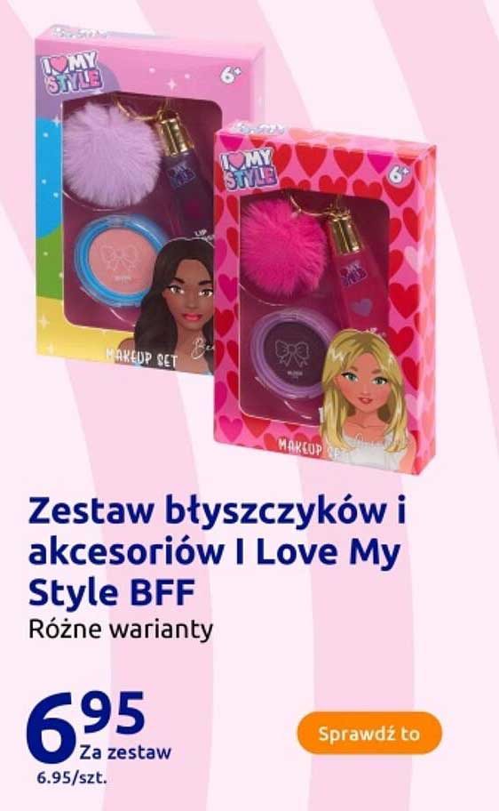 Zestaw błyszczyków i akcesoriów I Love My Style BFF