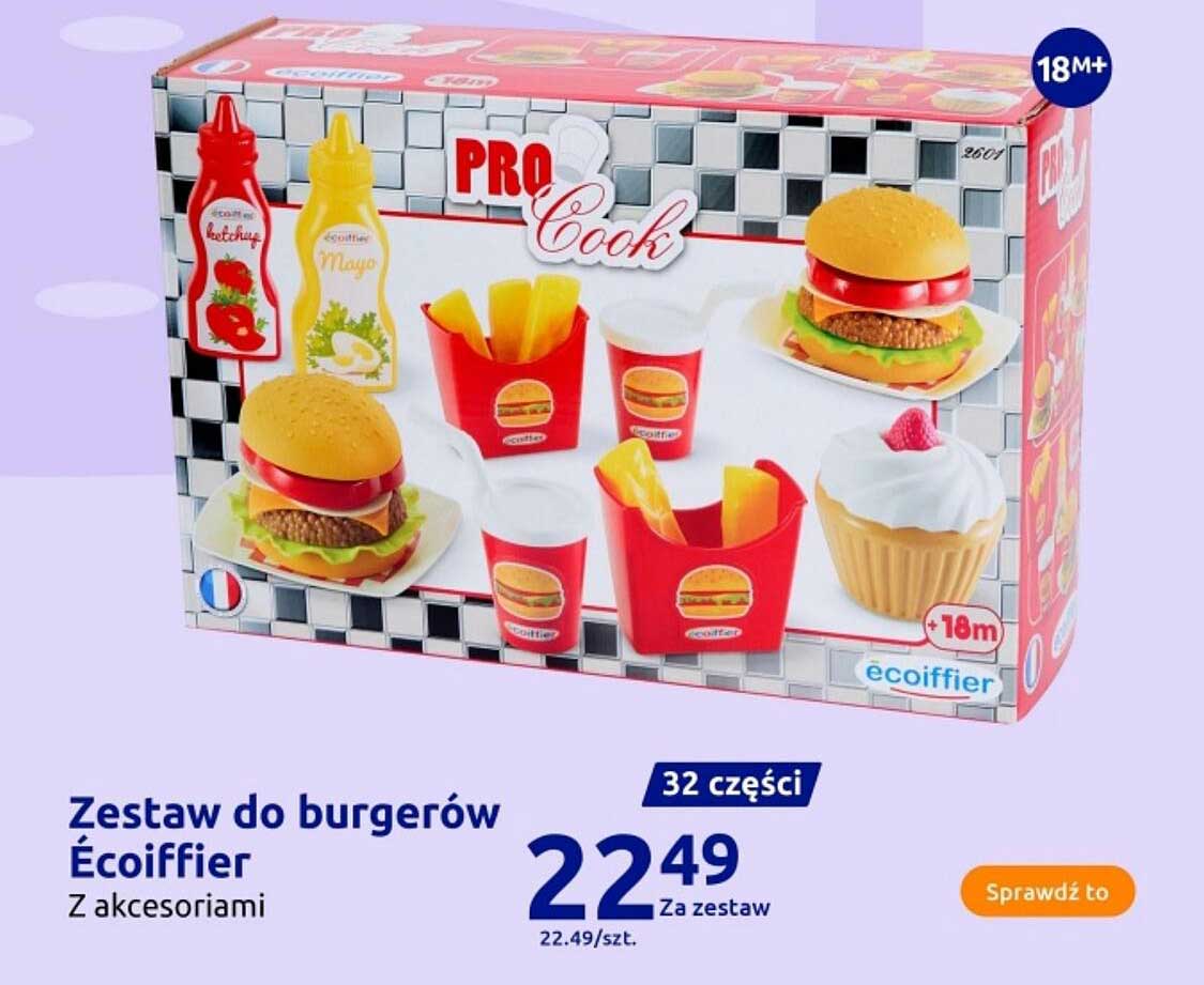 Zestaw do burgerów Écoiffier