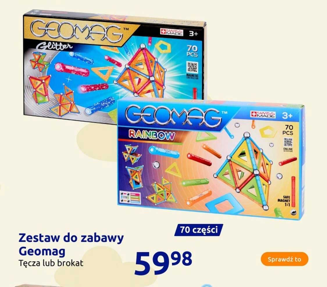 Zestaw do zabawy Geomag Tęcza lub brokat